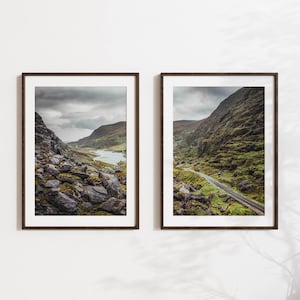 Gap of Dunloe, Co Kerry, Ireland | Set of 2 Irish Landscape Photography Wall Art | Digital Download | Living Room Decor | Landscape Print