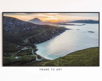 Keem Beach, Achill Island, Co Mayo | Ireland Photography | Samsung Frame TV Art | Landscape Art | Modern Frame TV | Digital Download