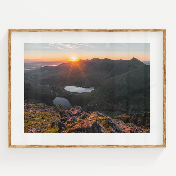 Carrauntoohil Sunrise, Kerry, Ireland | Printable Mountain Photography wall art print | Digital download | Irish Gift Idea | Nature Print