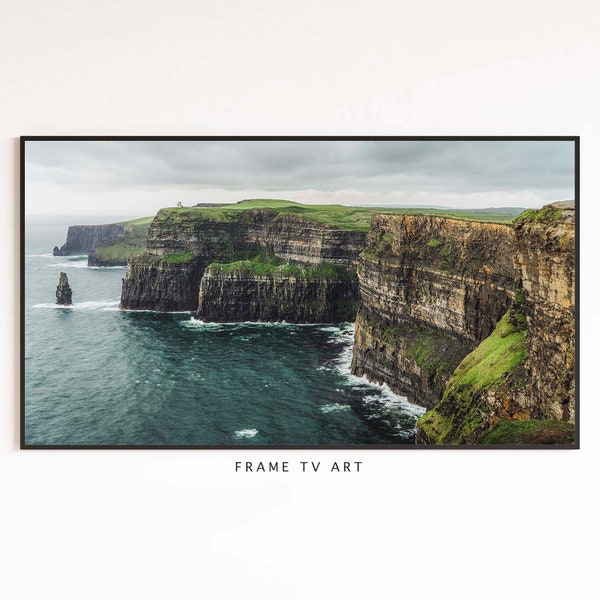 Cliffs of Moher | Ireland Photography | Samsung Frame TV Art | Landscape Photography Frame TV Art | Modern Frame TV | Digital Download