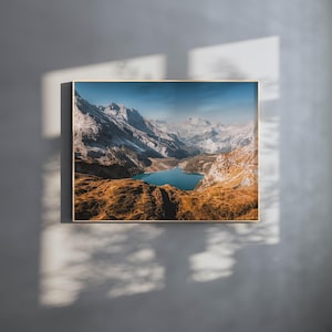 Oeschinensee, Kandersteg, Swiss Alps, Switzerland |  Landscape Photography wall art print | Living Room Decor