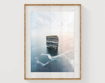 Downpatrick Head, Co. Mayo, Ireland | Printable Coastal Photography Wall Art Print | Digital Download | Living Room Art | Housewarming Gift