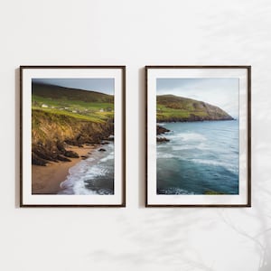 Coumeenoole Beach, Dingle, Kerry, Ireland | Set of 2 Printable Irish Photography Wall Art Print | Digital Download | Irish Coastal Art Decor