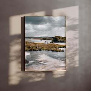 Connemara National Park Print: Ireland Landscape Photography, Galway Wall Art
