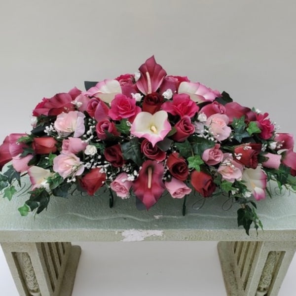 Headstone Flowers Etsy