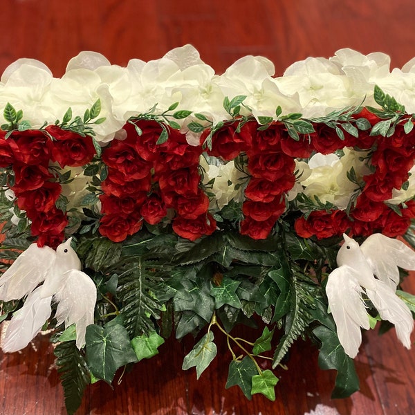 Dove Funeral Arrangement Etsy