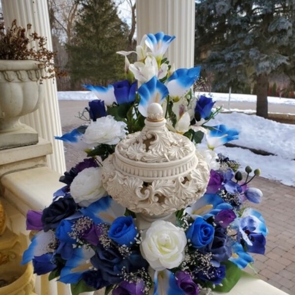 Urn Flower Arrangement Etsy
