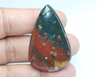 AAA RARE Blood stone gemstone, Blood stone loose stone, Natural Blood stone cabochon, Handmade with good feeling , Polished stone 56Ct #2536