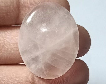 Mind Blowing Top Grade Quality 100% Natural Rose Quartz Oval Shape Cabochon Loose Gemstone For Making Jewelry