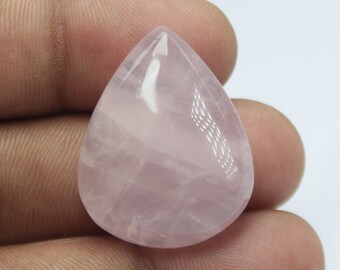 Top Quality ! Natural Rose Quartz cabochon gemstone, Pink quartz gemstone Rose quartz loose stone, Rose quartz handmade Stone. 47 ct #1864