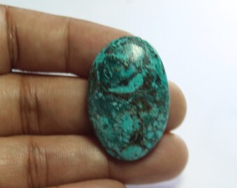 Blue Turquoise Gemstone Blue Turquoise Cabochon Blue Turquoise Loose Stone For Jewelry Making Loose Stone