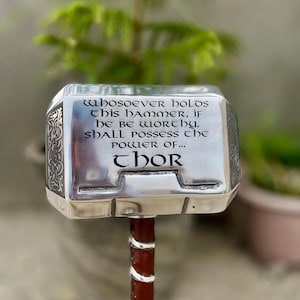 Thor&#39;s Hammer Mjolnir – Marvel-Inspired Replica – Perfect for Cosplay & Fans - Collectible Edition