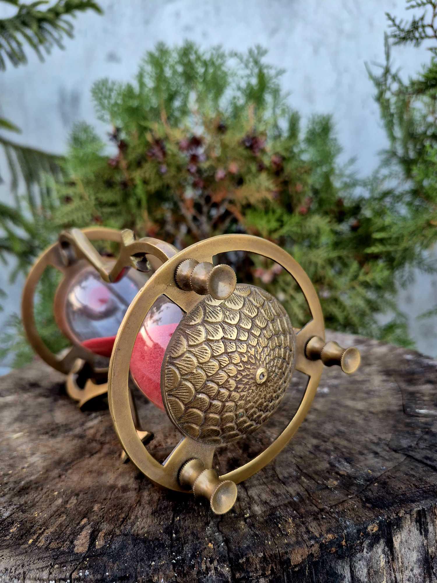 ヴィンテージ真鍮砂時計 | 5分サンドタイマー、マリン風装飾 - Etsy 日本