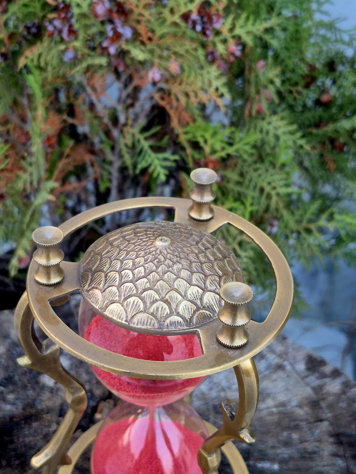 ヴィンテージ真鍮砂時計 | 5分サンドタイマー、マリン風装飾 - Etsy 日本
