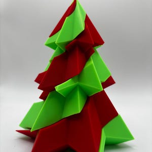 Multicolor Christmas Tree 3D Printed