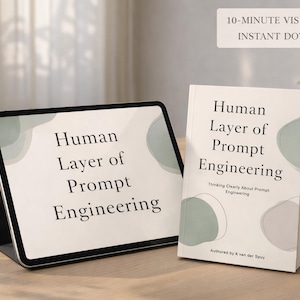 Human Layer of Prompt Engineering | A Visual Guide for Busy Professionals | AI Prompting Briefs | Digital Download