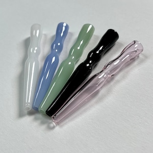 3.75” Glass cigarette holder / finger saver