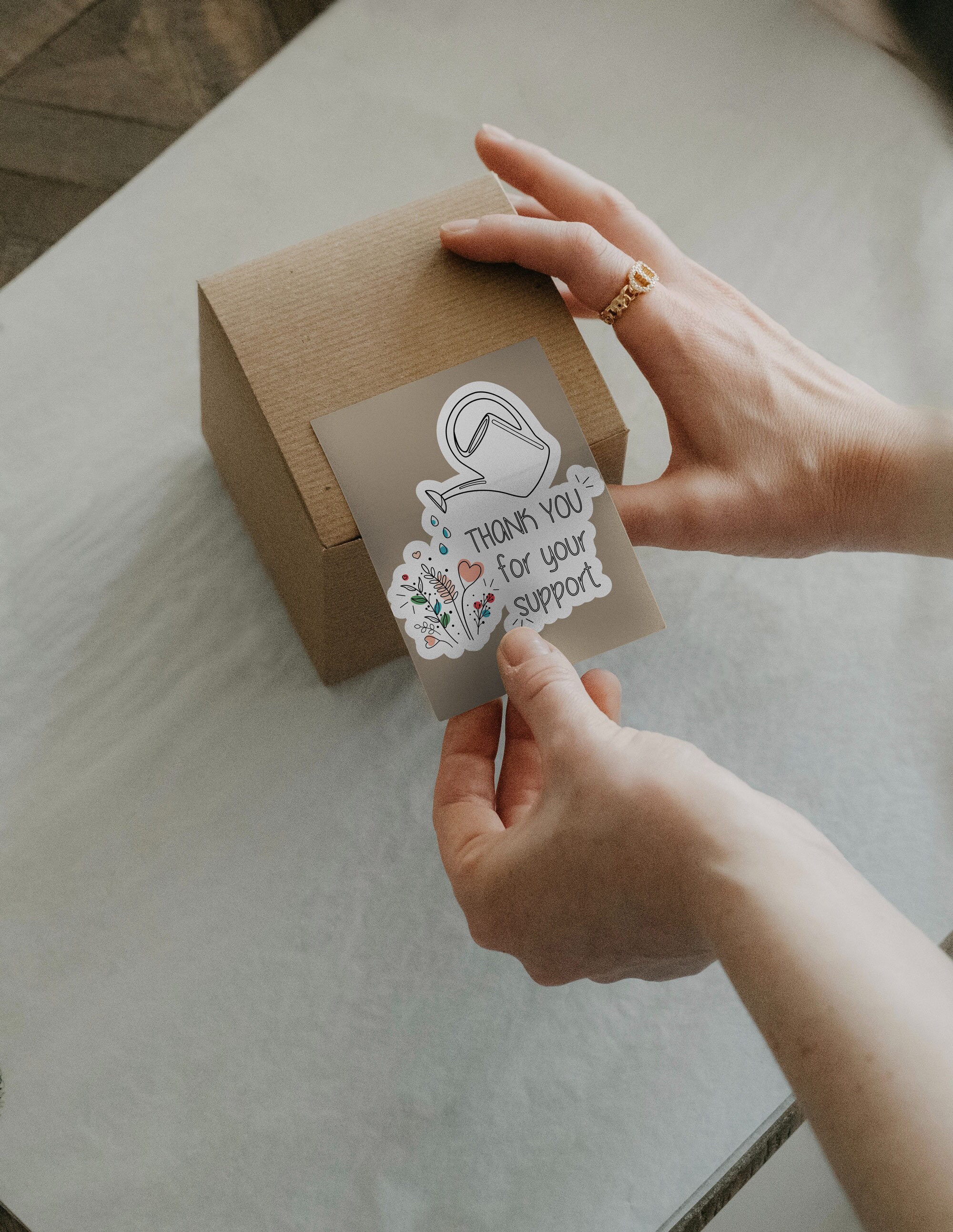 DIY Thank You Sticker Bundle With PNG and SVG Files for Small