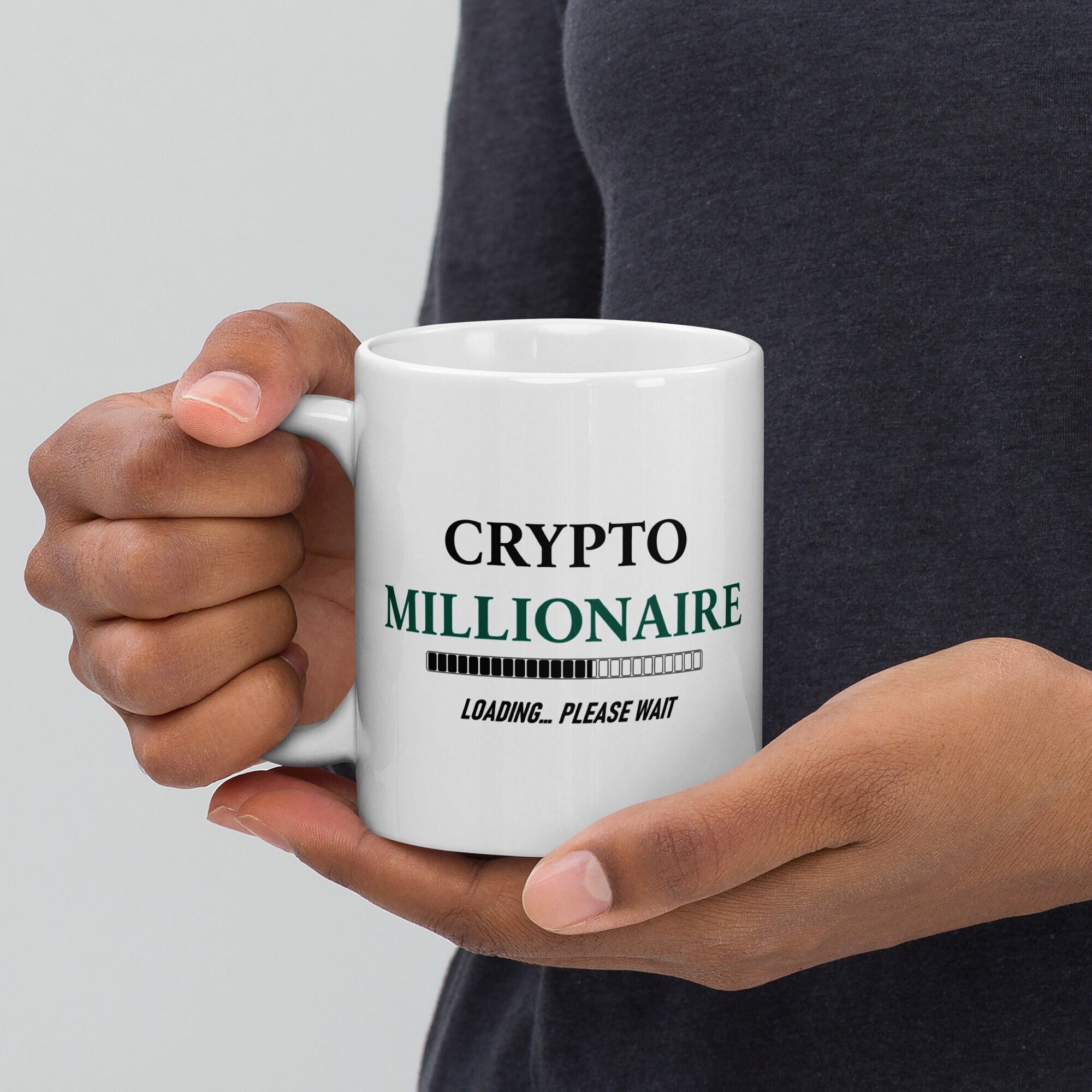 Crypto Millionaire - Cargando... Please Wait Coffee Mug - Funny Crypto Meme  Cup / Bitcoin Investor Gift / ETH BTC XRP - Etsy México