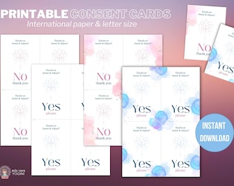 Trauma-Informed Yoga Consent Cards Printable – Studio Communication Tools (PDF)