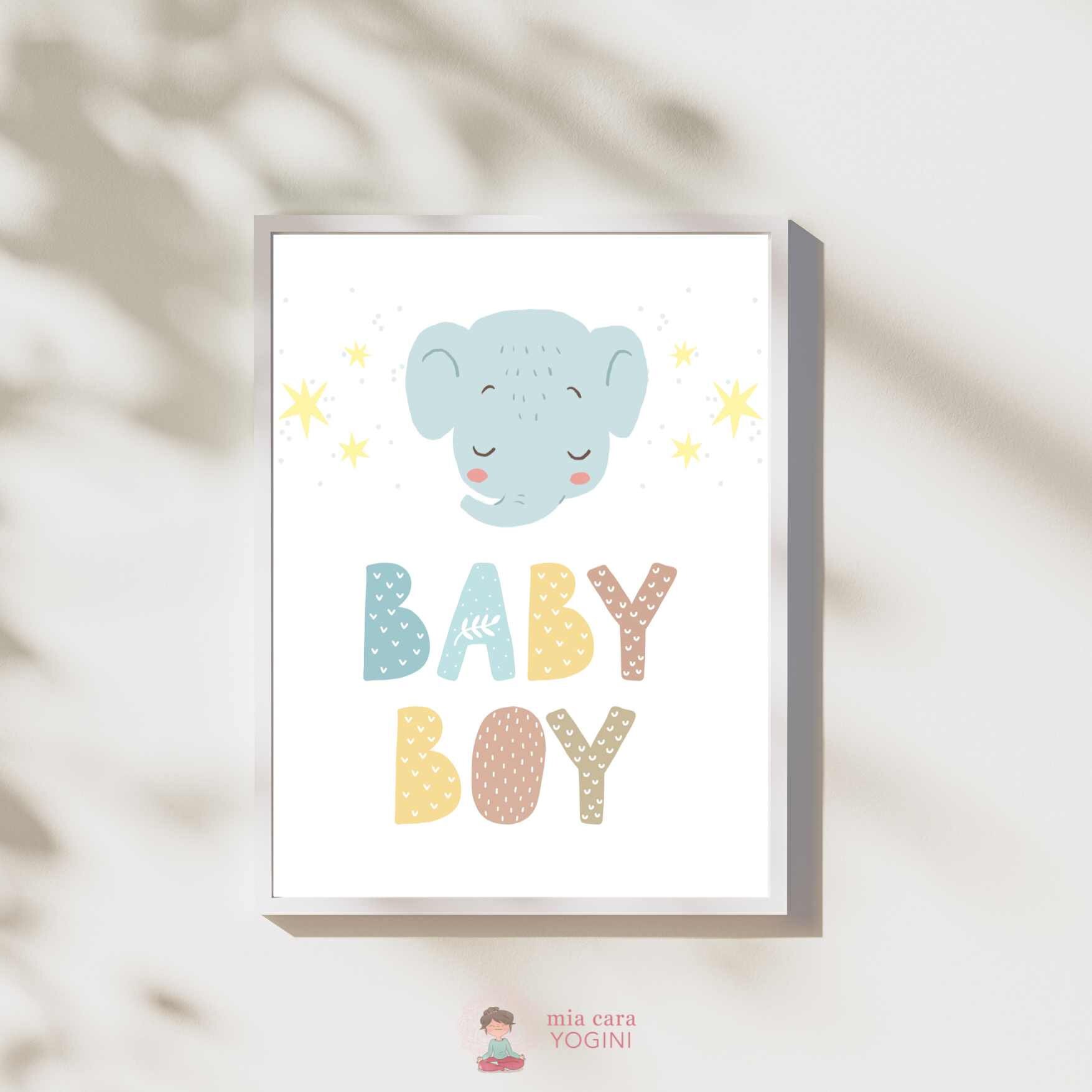 Printable Baby Wall Art Nursery Decor for Newborn Room Print for Kids ...
