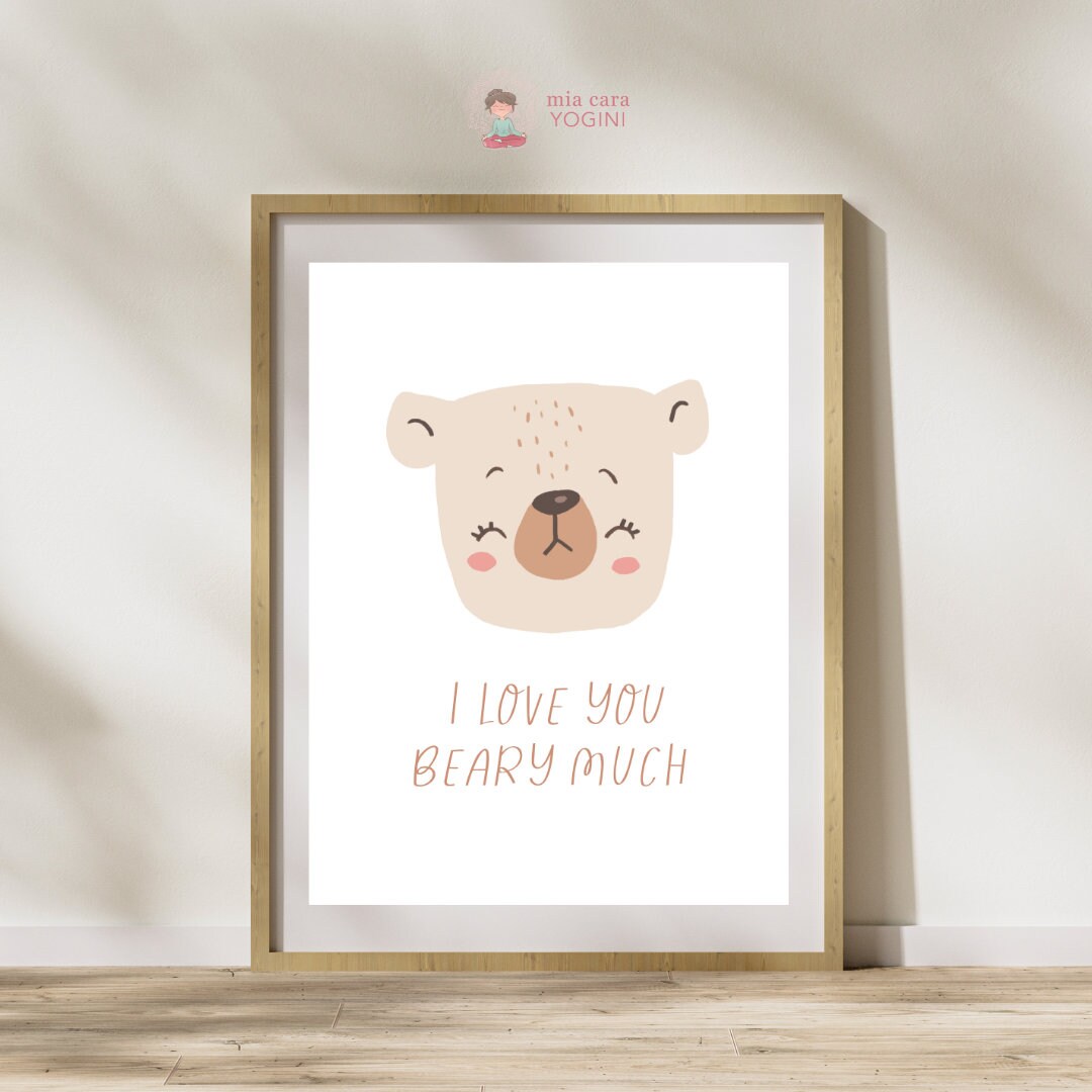 Printable Baby Wall Art Nursery Decor for Newborn Room Woodland Theme ...