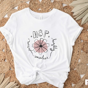 Hochsensible Person T-Shirt für Introvert Shirt Neurovielfalt Shirt Mental Gesundheit Shirt hohe Sensibilität Empath Geschenk HSP Persönlichkeit