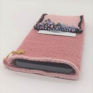 Etui pour téléphone portable "Star" avec compartiment pour cartes de visite, unique