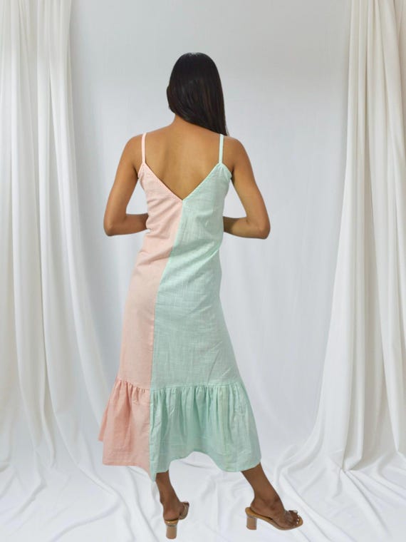strapless open back dress Mommy and Me Pastel Ombre Tiered Maxi Dress  Mia Belle Girls