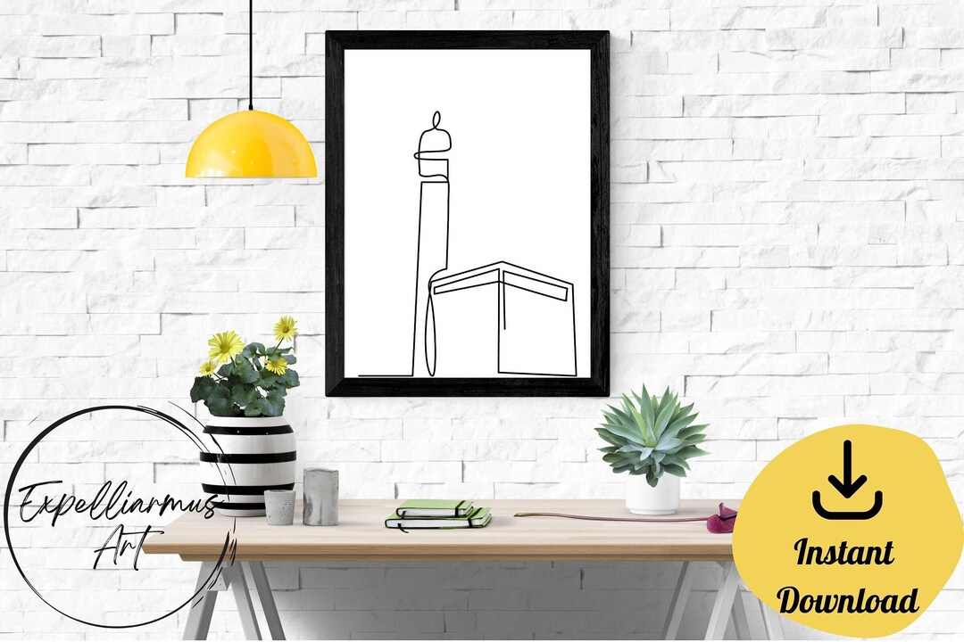 Islamic Wall Art Printable Digital Product Instant Download Mosque ...