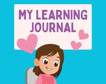 Dagelijks dagboek voor kinderen - digitaal PDF-bestand - leerdagboek