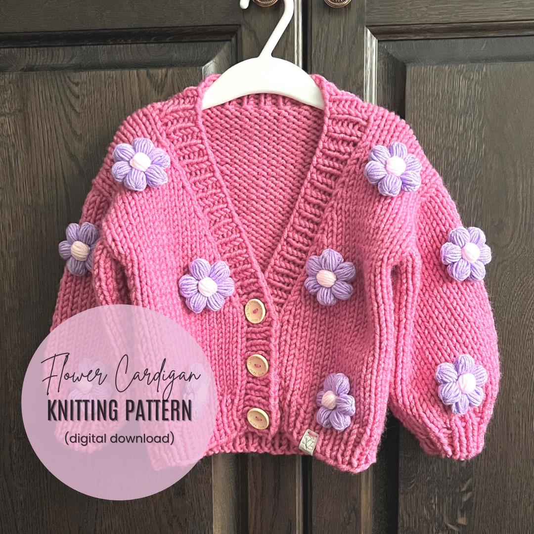3d Flowers Cardigan - Etsy UK