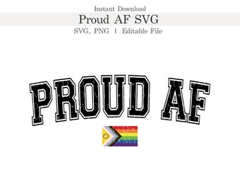 Orgulloso equipo universitario SVG, bandera del orgullo PNG, bandera inclusiva editable de la Semana del Orgullo SVG para Cricut, camiseta queer, gay, lesbiana, bisexual y transgénero