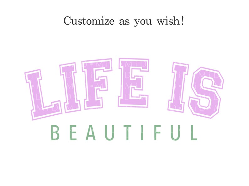 Customized Varsity Name Svg, Personalized Name in College Font Png