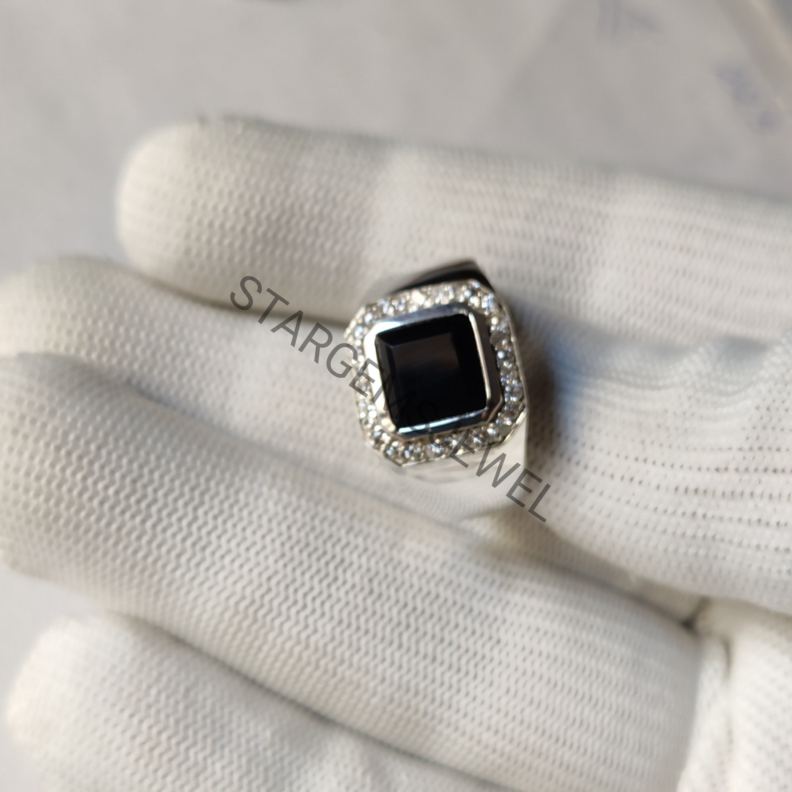 925 オニキス リング サイズ13 vv 指輪 リング vv.jewelry /オーバルオニキスリング silver925