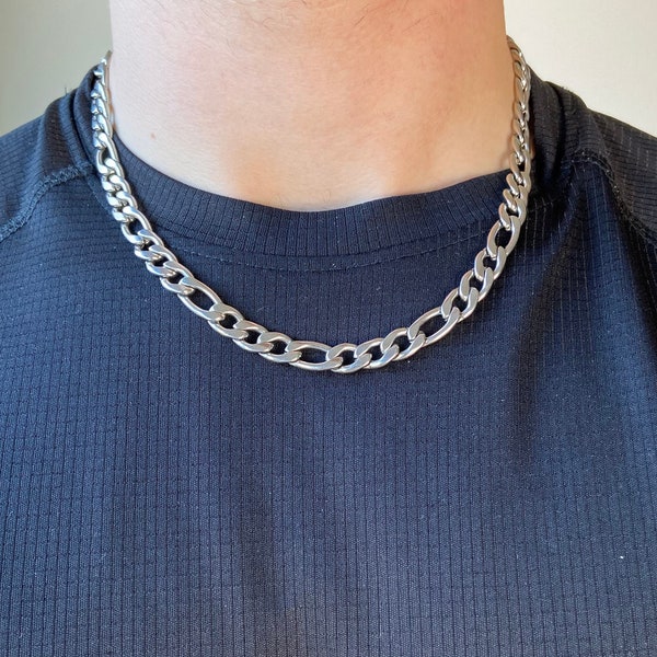 Stainless Steel Figaro Link Chains