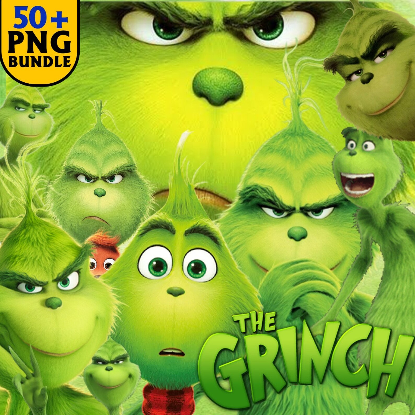 Grinch Png the Grinch Clipart Grinch Font Alphabet Grinch - Etsy