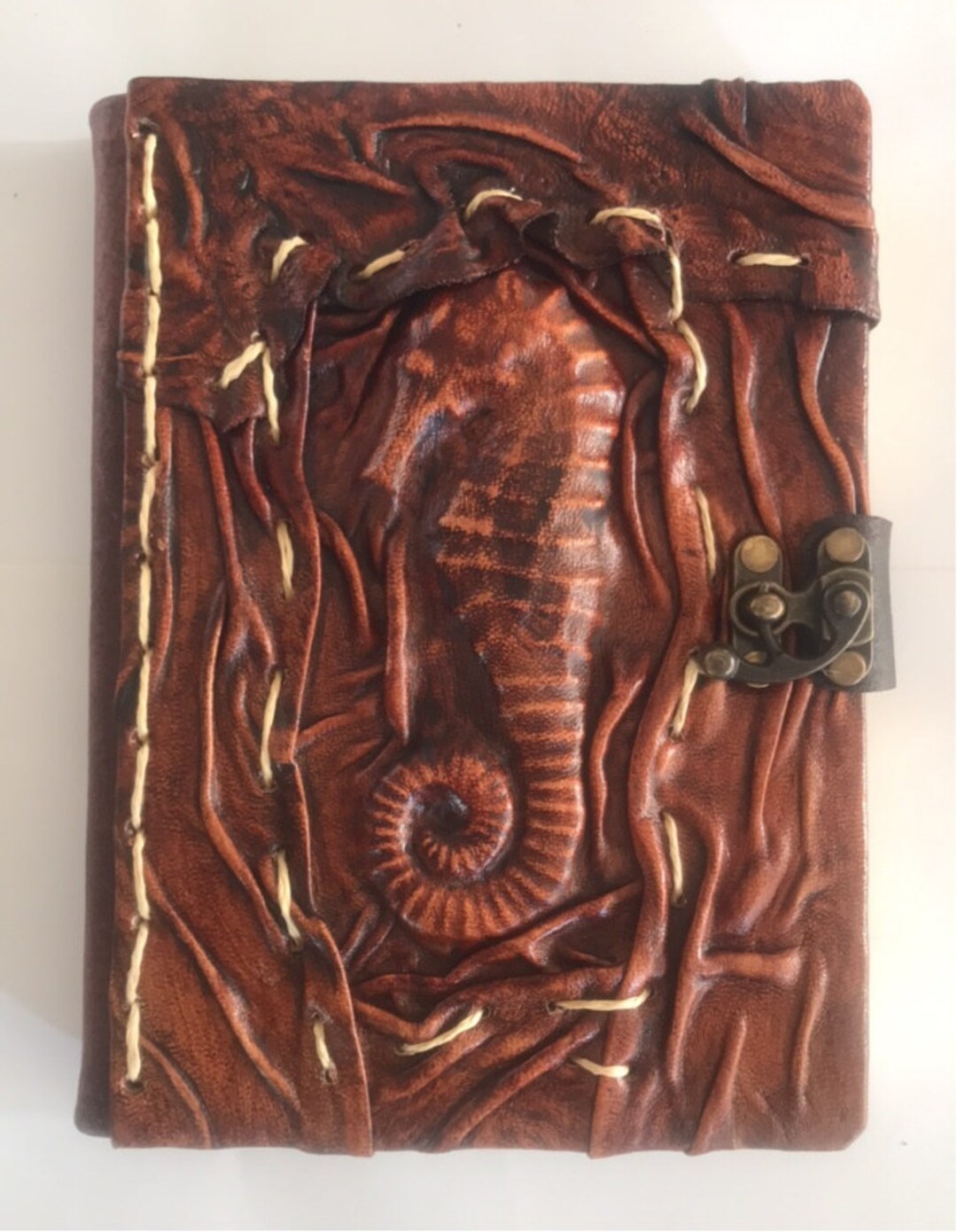 Water Rider Handmade Leather Diary, Journal, Handcraft,leather Notebook ...