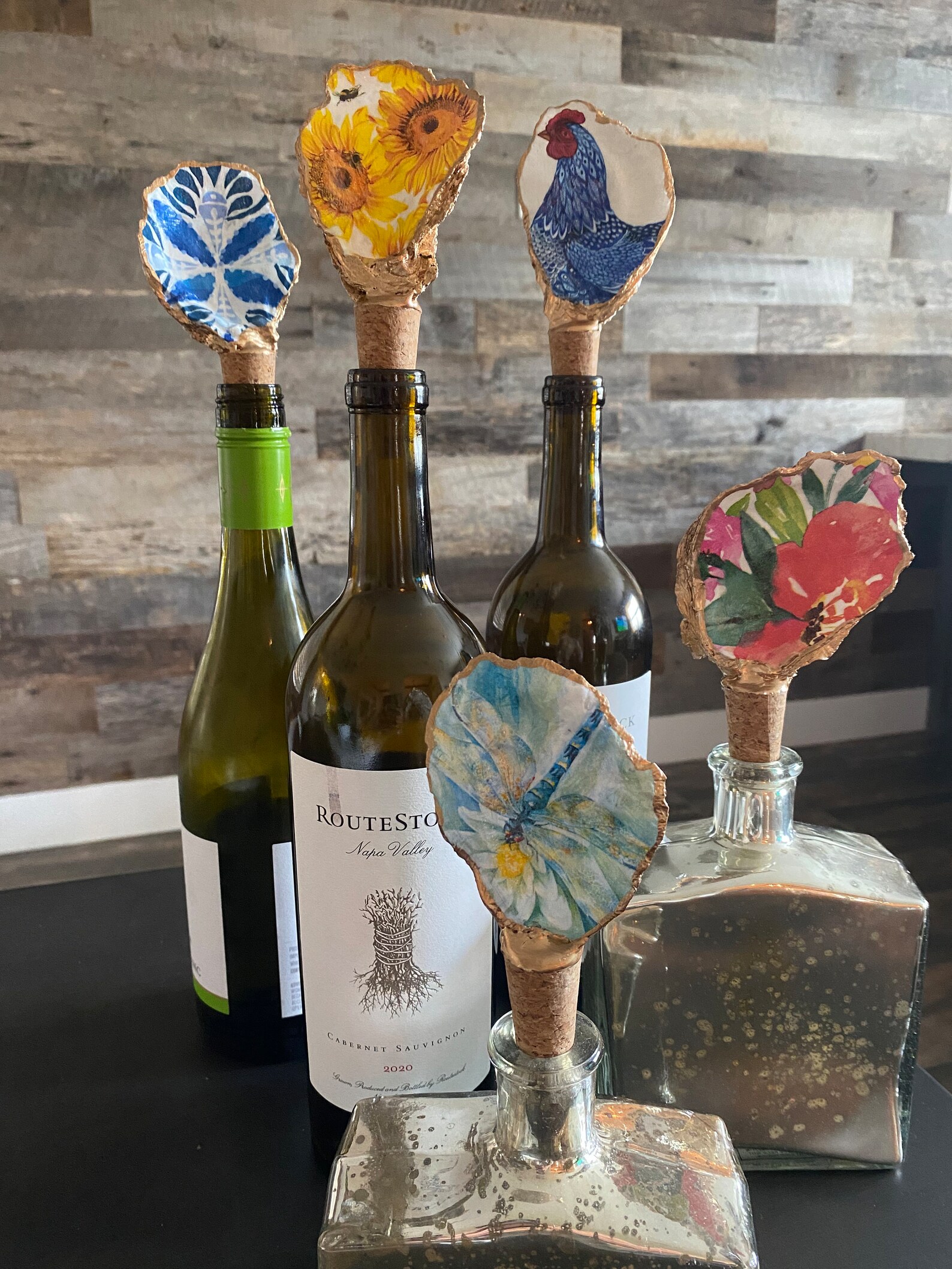 Oyster Shell Wine Stopper Etsy