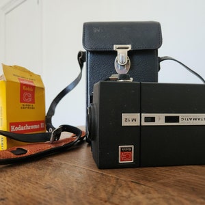 Vintage Kodak Instamatic M12 Movie Camera with Case