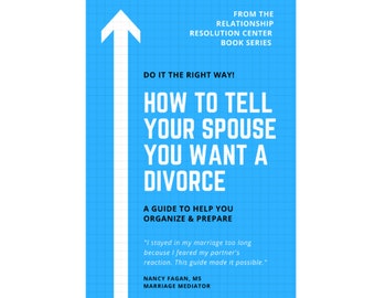 Divorce Workbook | Prepare to Tell Your Spouse (Digital Download)