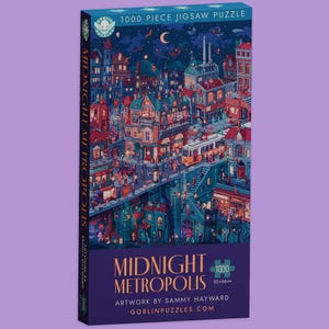 Midnight Metropolis - 1000 Piece Jigsaw Puzzle