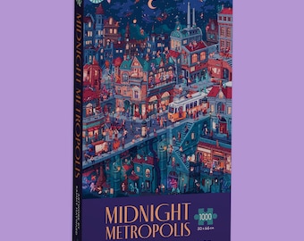 Midnight Metropolis - 1000 Piece Jigsaw Puzzle