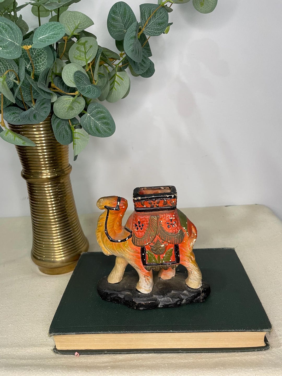 Vintage Arabian Camel Display Piece Japan 4.75 X 4.5 Has Chips/repair ...