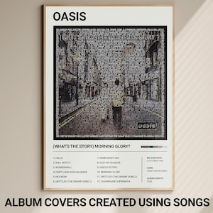 Oasis Whats the Story Morning Glory Album Cover | Album Cover Poster | Music Wall Art | Music Print | Music Gift | Oasis Print