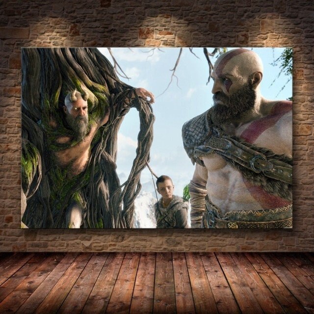 God of War Print, God of War Poster, God of War Canvas - Etsy