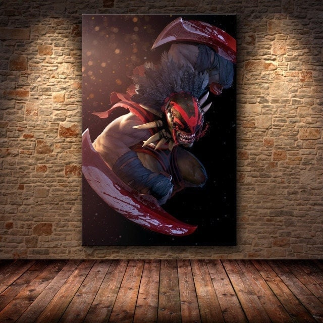 Dota 2 Canvas, Dota 2 Poster, Dota Gifts, Home Decor Dota 2 - Etsy ...