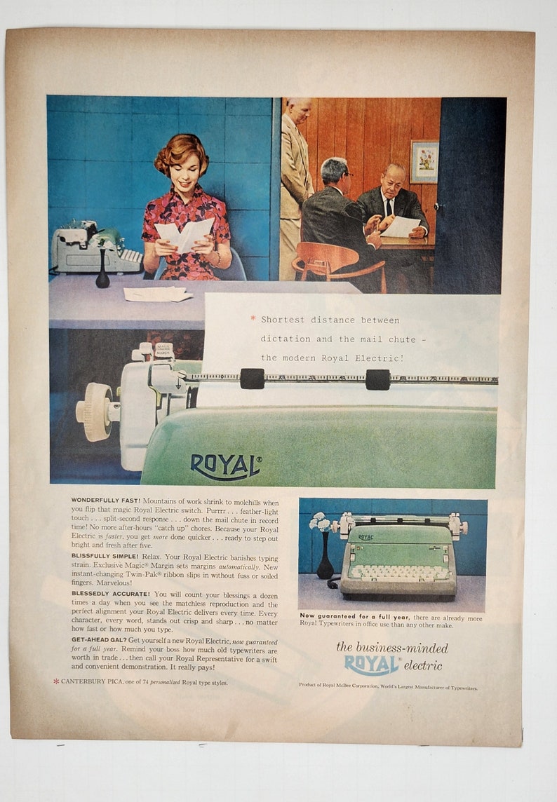 Vintage Print Advertisement Original Print Ad 19591962 Life Magazine