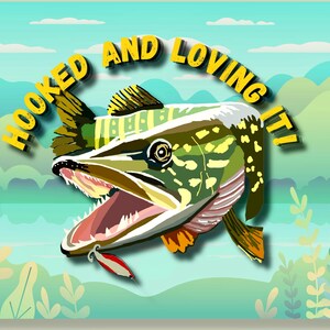 Tarjeta de Amor por la Pesca con 50% de Descuento – Para la Persona que Todavía me Engancha