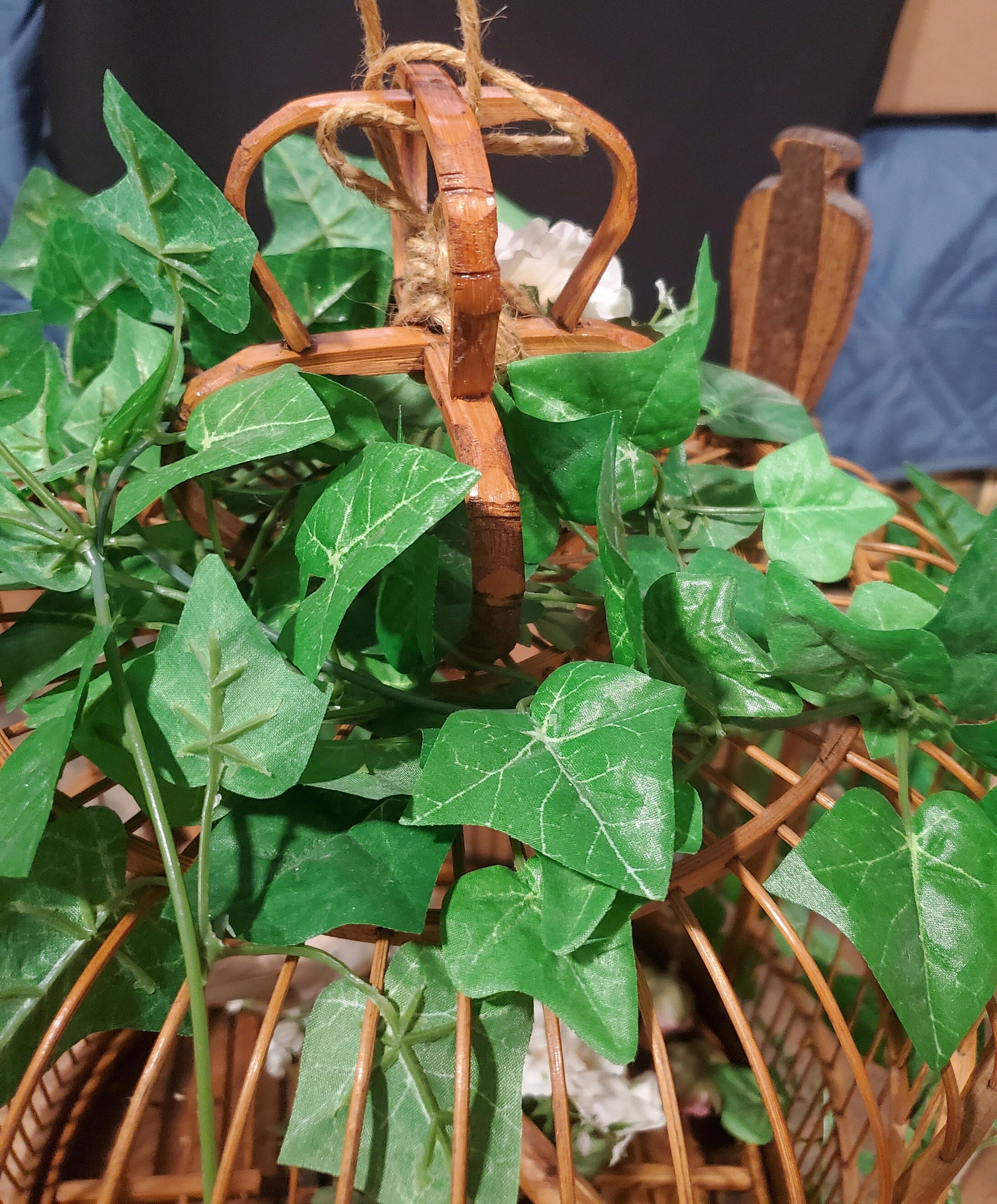 Vintage Bamboo Bird Cage Ornament - Etsy